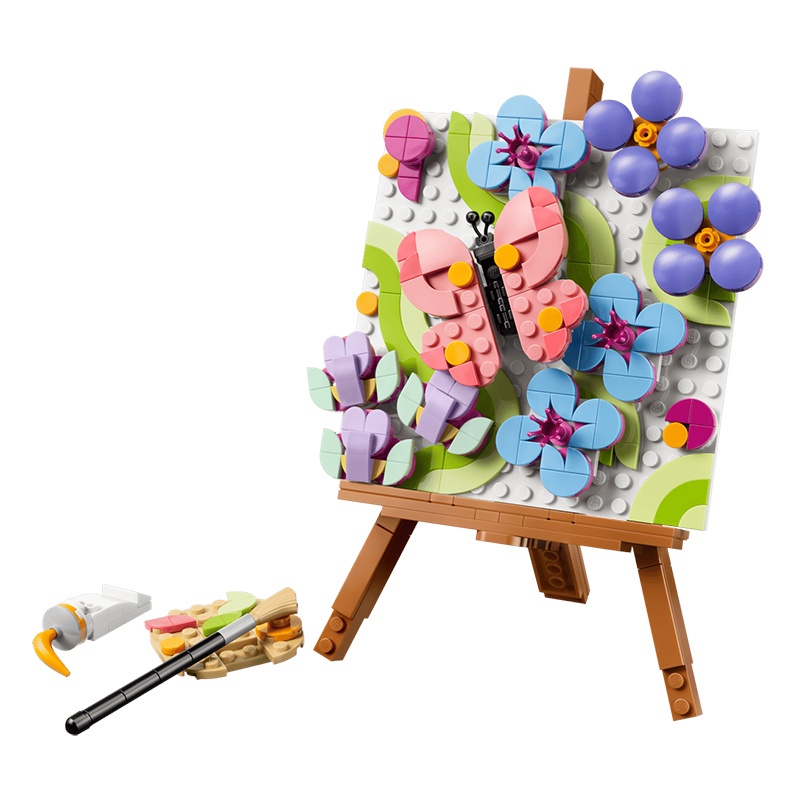 Lego Creator 31390 - Pintura Decorativa de Arte Floral 3 en 1 - Imagen 1