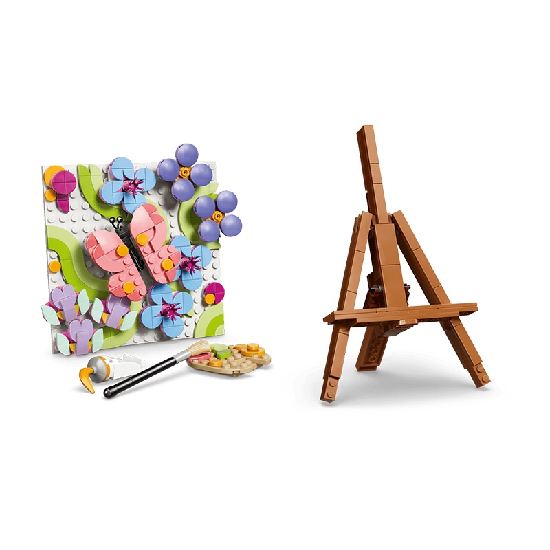 Lego Creator 31390 - Pintura Decorativa de Arte Floral 3 en 1 - Imagen 4