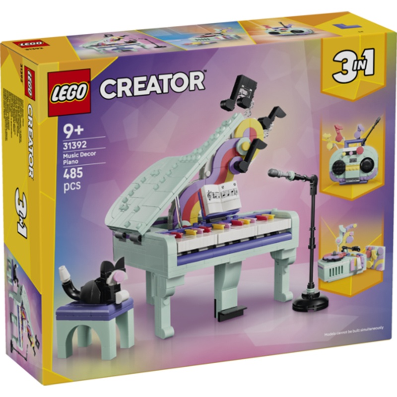 Lego Creator 31392 - Piano Musical Decorativo con Gato