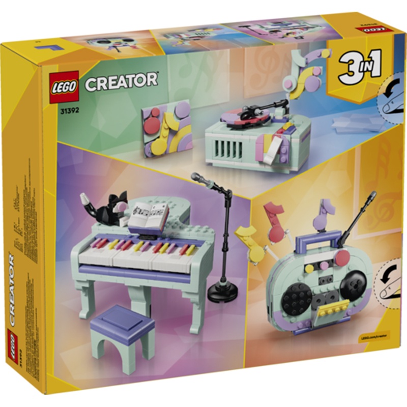 Lego Creator 31392 - Piano Musical Decorativo con Gato - Imagen 1