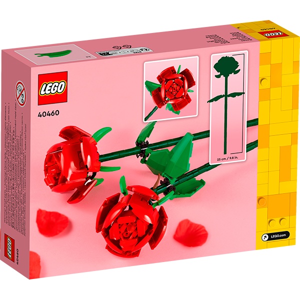Lego 40460 Creator Rosas Flores Artificiales para Decoración de Dormitorio - Imagen 2