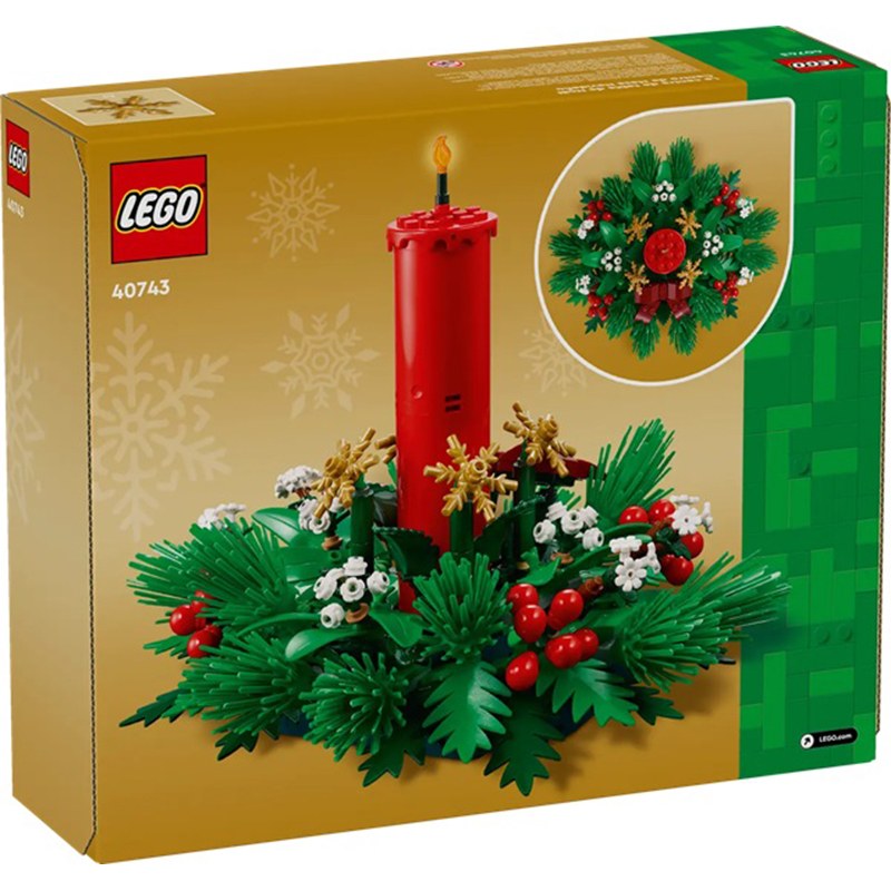 Lego Christmas 40743 - Decoración de mesa navideña