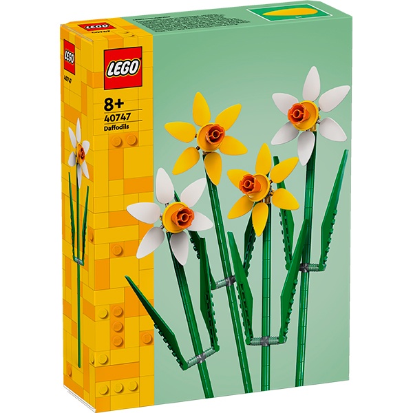 Lego 40747 Creator Narcisos Flores Artificiales como Decoración del Hogar - Imagen 1
