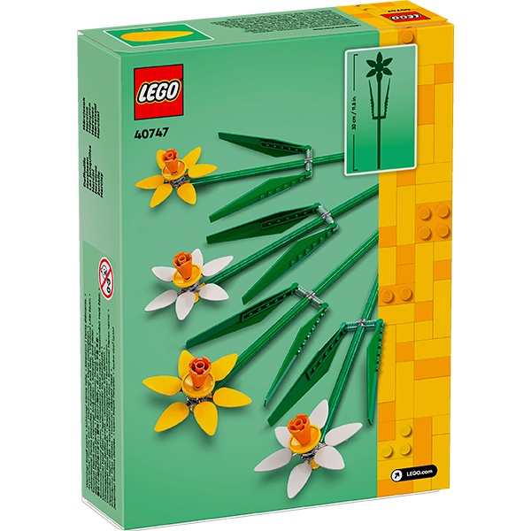 Lego 40747 Creator Narcisos Flores Artificiales como Decoración del Hogar - Imatge 1