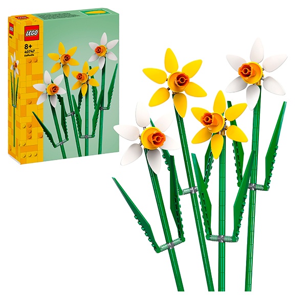 Lego 40747 Creator Narcisos Flores Artificiales como Decoración del Hogar - Imatge 2