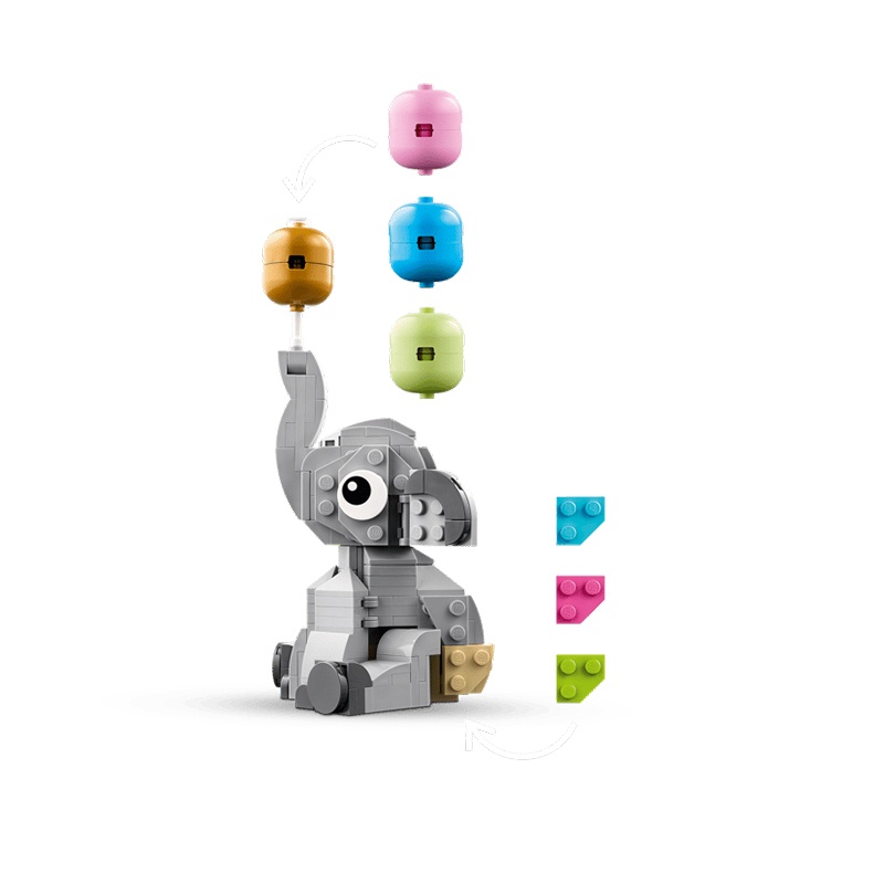 Lego 40814 - Bebé Elefante en el Cielo - Imagen 4