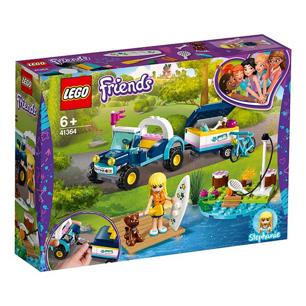 Lego Friends 41364 Buggy y Remolque de Stephanie - Imagen 1