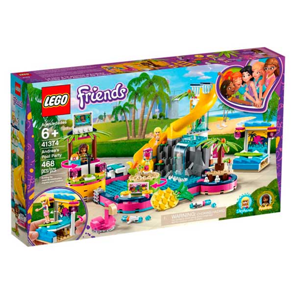 Fiesta en la Piscina de Andrea Lego Friends - Imagen 1
