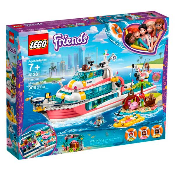 Lego Friends 41381 Barco de Rescate - Imagen 1