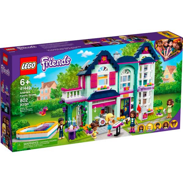Lego Friends 41449 Casa Familiar d'Andrea - Imatge 1