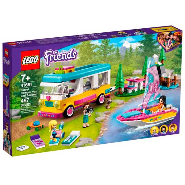 Lego Friends 41681 Bosque: Autocaravana y Barco de Vela - Imagen 1