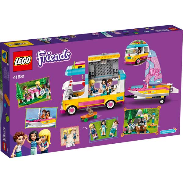 Lego Friends 41681 Floresta: Autocaravana e Barco à Vela - Imagem 1