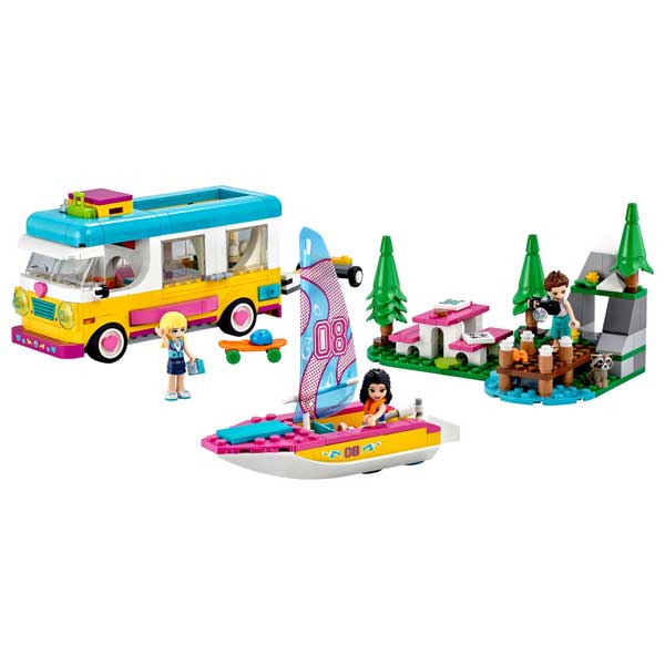 Lego Friends 41681 Bosque: Autocaravana y Barco de Vela - Imagen 2