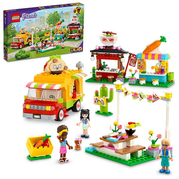 Lego Friends 41701 Mercado de Comida Callejera - Imatge 1