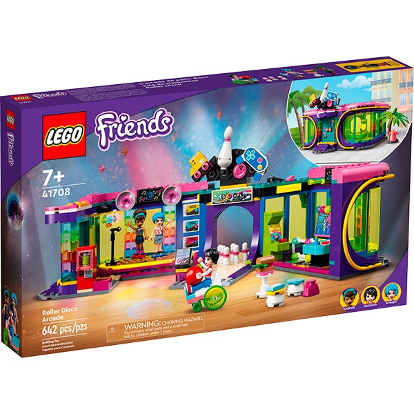 Lego Friends 41708 Salón Recreativo Roller Disco - Imagen 1