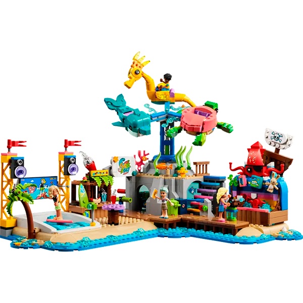 Lego 41737 Friends Parque de Atracciones en la Playa - Imatge 1