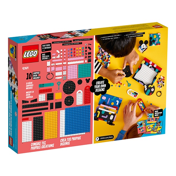 Lego Dots 41964 Mickey Mouse y Minnie Mouse: Caja de Proyectos de Vuelta al Cole - Imatge 1