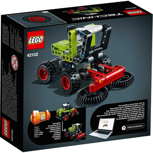 Lego Technic 42102 Mini CLAAS XERION 2en1 - Imatge 1