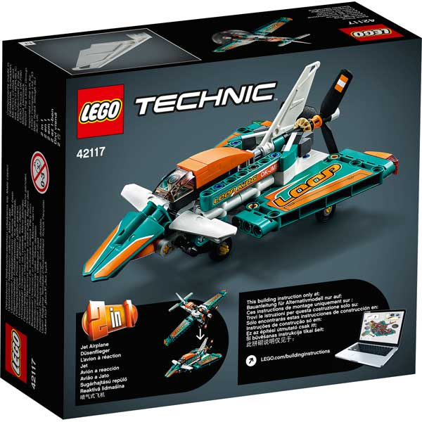 Lego Technic 42117 Avión de Carreras - Imagen 1