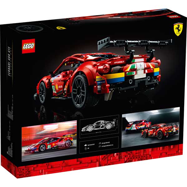 Lego Technic 42125 Ferrari 488 GTE AF Corse #51 - Imatge 1