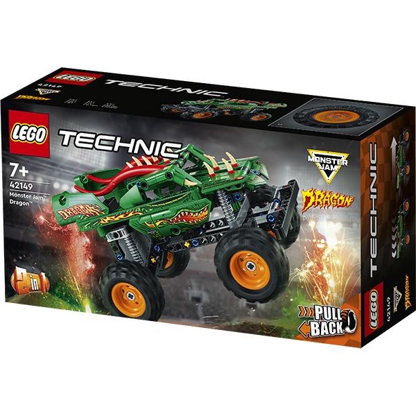Lego 42149 Technic Monster Jam Dragon - Imagen 1