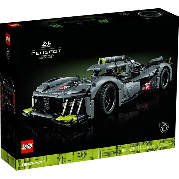 Lego 42156 Technic PEUGEOT 9X8 24H Le Mans Híbrido Hipercarro - Imagem 1