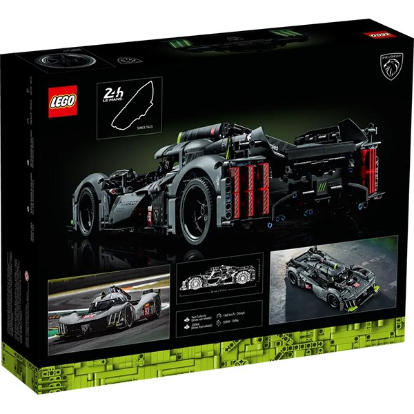 Lego 42156 Technic PEUGEOT 9X8 24H Le Mans Híbrido Hipercarro - Imagem 4