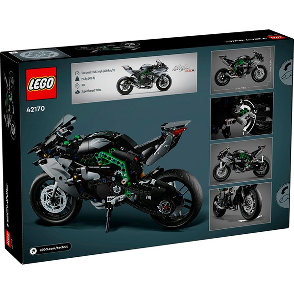 Lego 42170 Technic - Moto Kawasaki Ninja H2R - Imatge 1