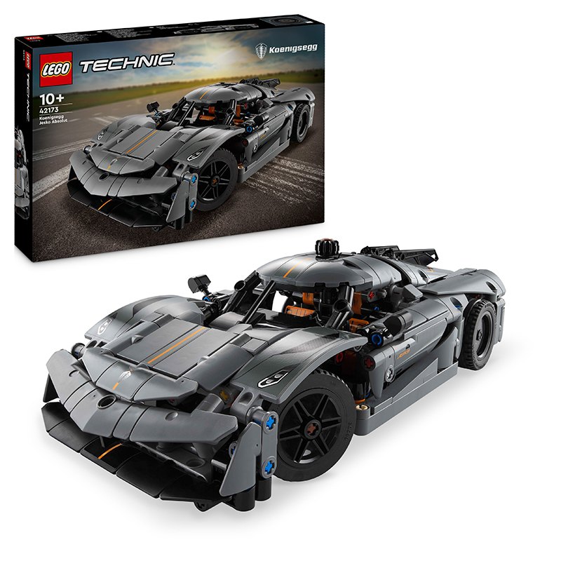 Lego Technic 42173 - Hipercoche Koenigsegg Jesko Absolut Gris