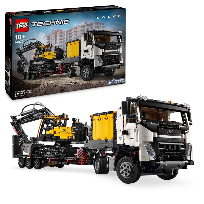 Lego Technic 42175 - Camión FMX y Excavadora Eléctrica EC230 Volvo