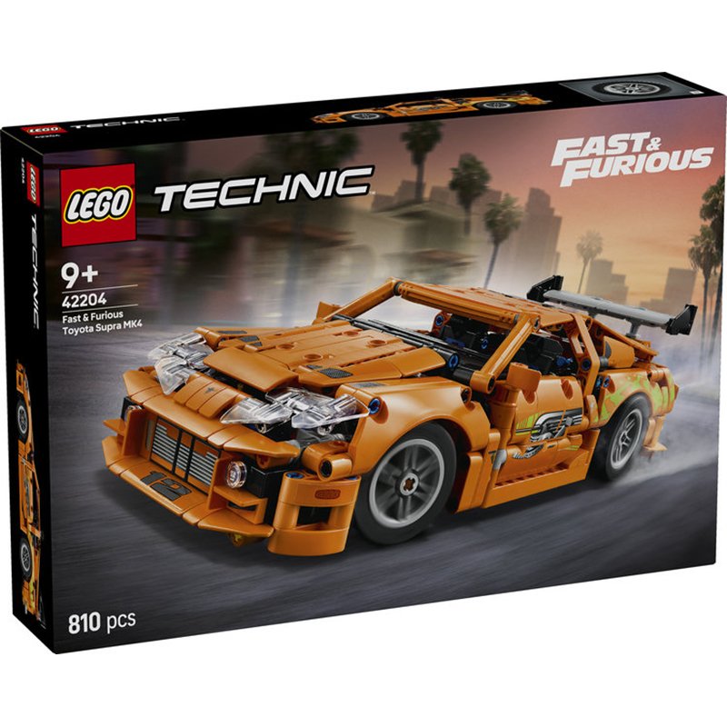 Lego Technic 42204 - Fast and Furious Coche Toyota Supra MK4