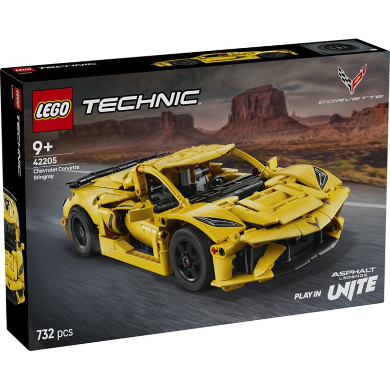 Lego Technic 42205 - Coche Chevrolet Corvette Stingray