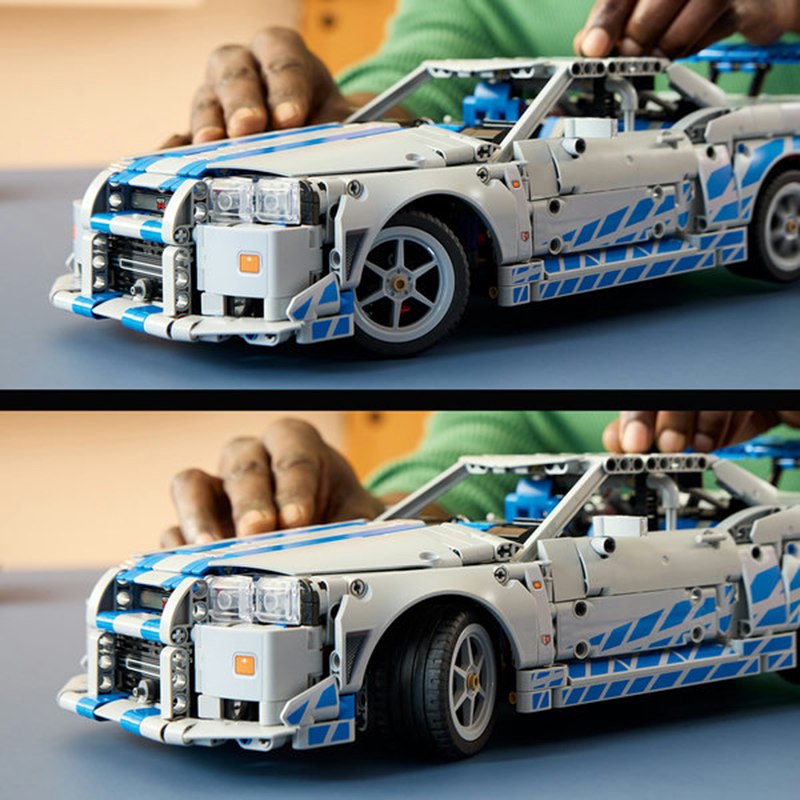 Lego Technic 42210 - Coche Nissan Skyline GT-R (R34) de 2 Fast 2 Furious - Imagen 4