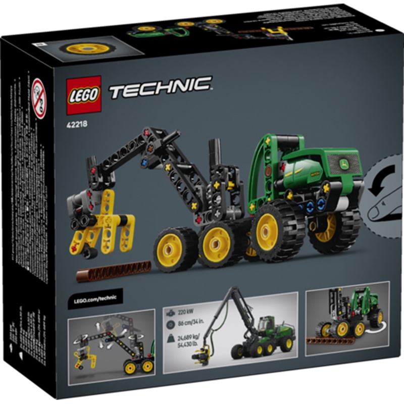 Lego Technic 42218 - Colheitadeira com Rodas John Deere 1470H - Imagem 1