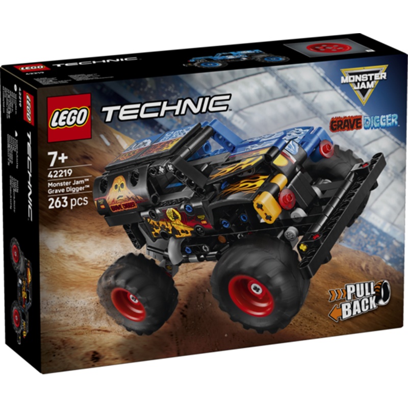 Lego Technic 42219 - Monster Jam Grave Digger Fogo e Gelo