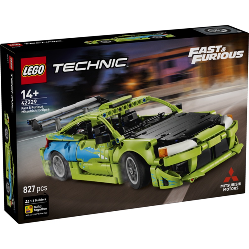 Lego Technic 42229 - Coche Mitsubishi Eclipse de Fast and Furious