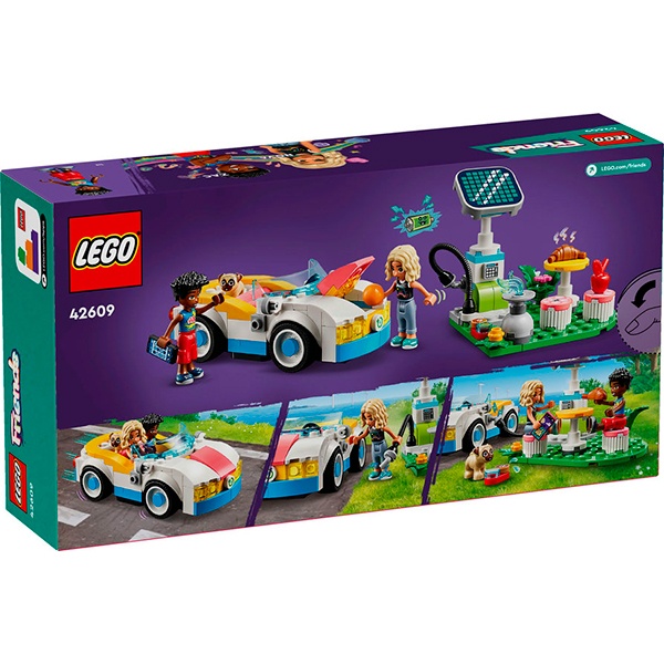 42609 Lego Friends - Coche Eléctrico y Cargador - Imagen 1