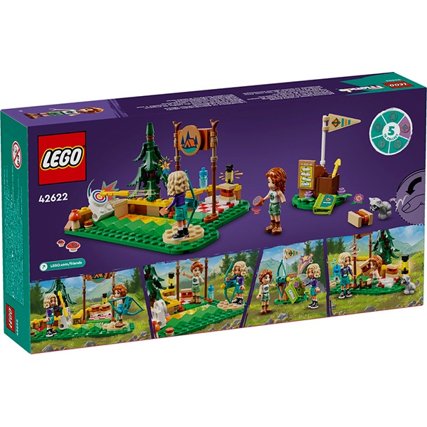 Lego Friends 42622 - Campamento de Aventura: Área de Tiro con Arco - Imatge 1