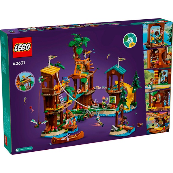 Lego Friends 42631 - Campamento de Aventura: Casa del Árbol - Imatge 1