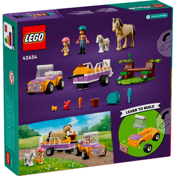42634 Lego Friends - Trailer de cavalo e pônei - Imagem 1