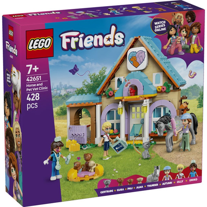 Lego Friends 42651 - Caballo y Clínica Veterinaria de Mascotas