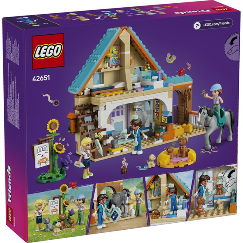 Lego Friends 42651 - Caballo y Clínica Veterinaria de Mascotas - Imagen 1