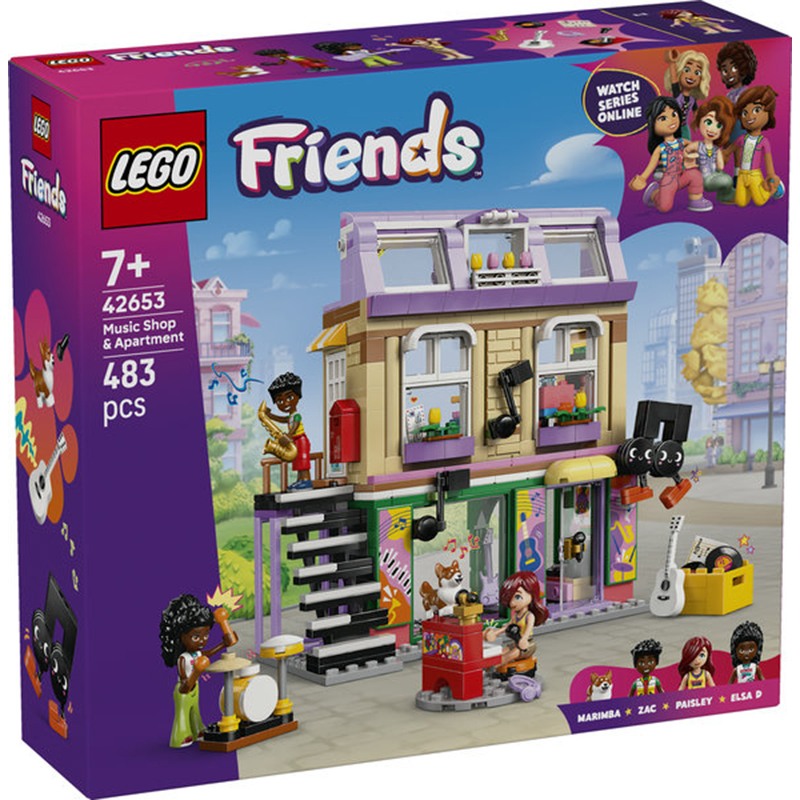 Lego Friends 42653 Tienda de Música y Apartamento JOGUIBA