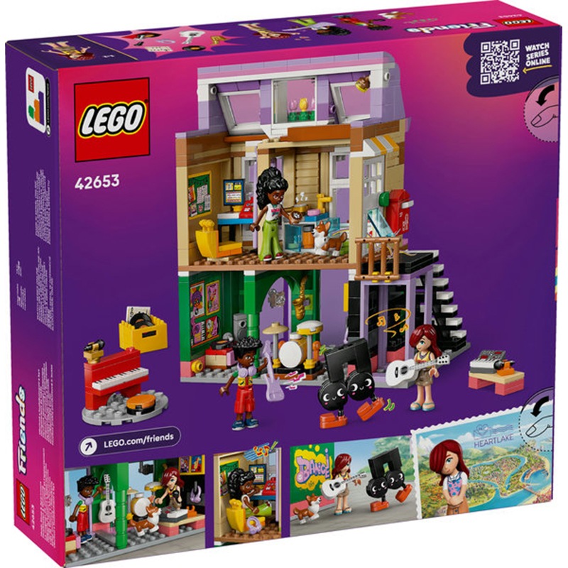 Lego Friends 42653 - Loja de Música e Apartamento - Imagem 1
