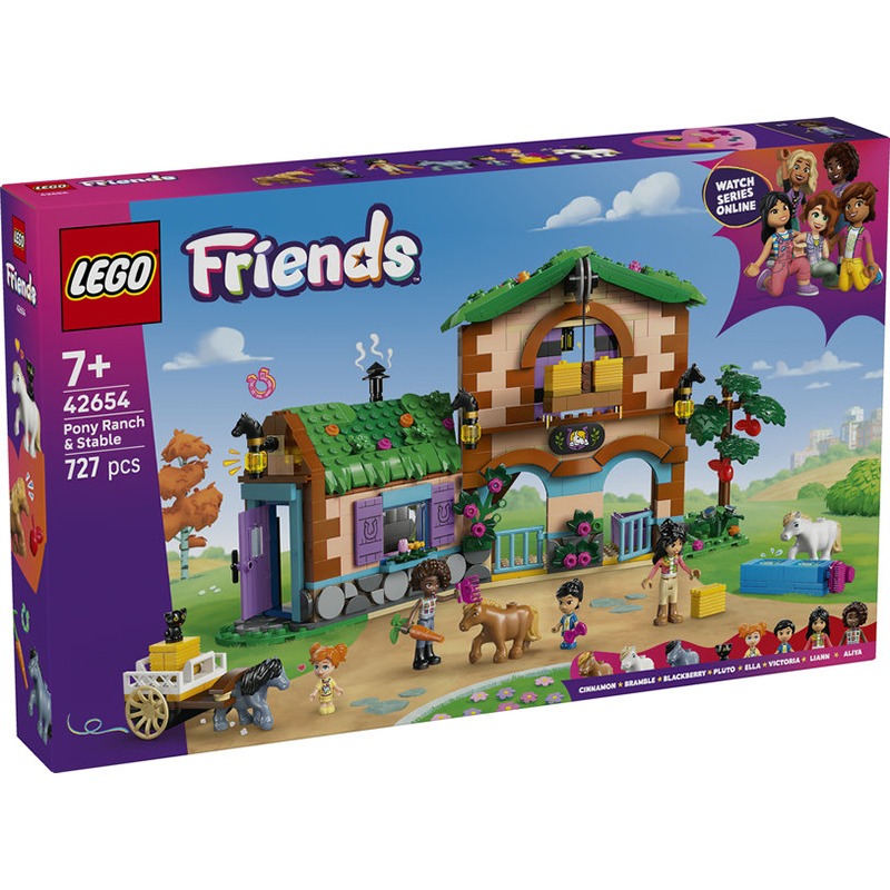 Lego Friends 42654 - Rancho e Estábulo de Pôneis