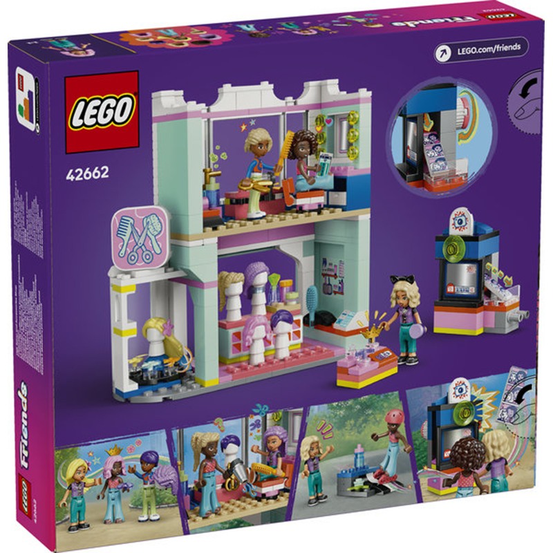 Lego Friends 42662 - Salão de Cabeleireiro e Loja de Acessórios - Imagem 1