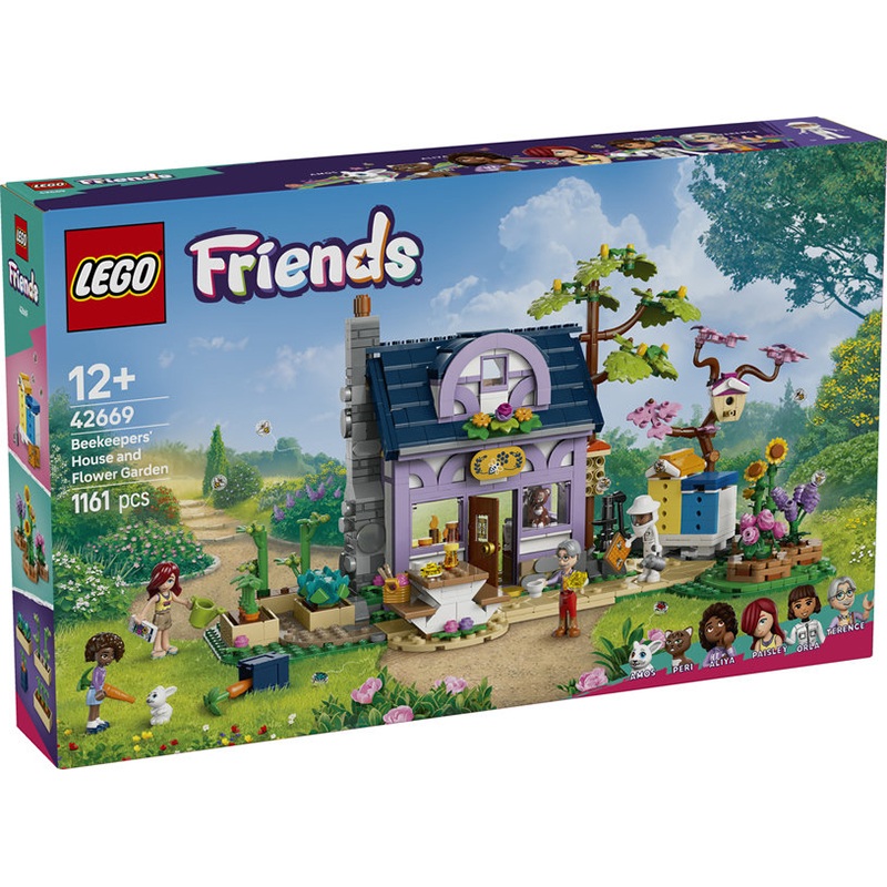 Lego Friends 42669 - Casa de los Apicultores y Jardín de Flores