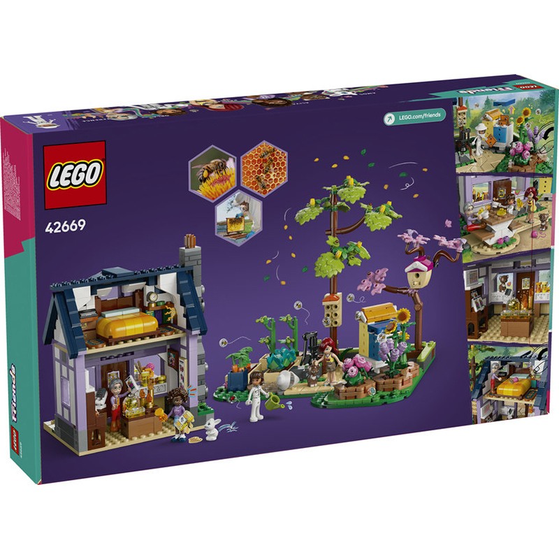 Lego Friends 42669 - Casa do Apicultor e Jardim de Flores - Imagem 1