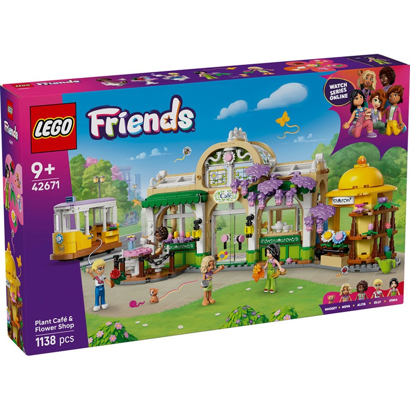 Lego Friends 42671 - Café Botânico e Floricultura