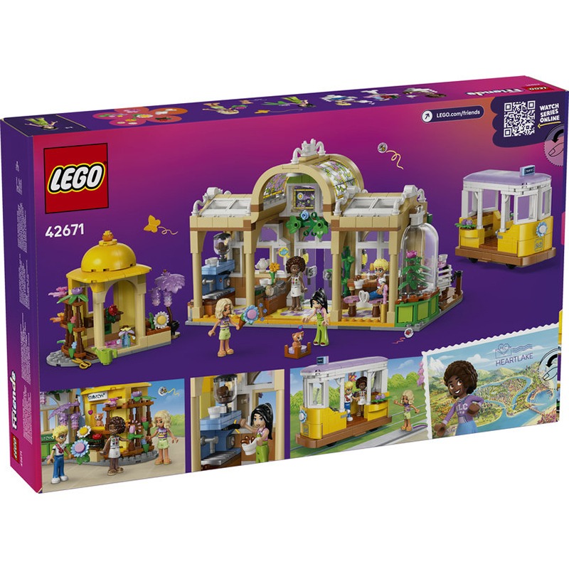 Lego Friends 42671 - Café Botânico e Floricultura - Imagem 1